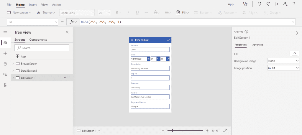 Create a simple data collection app with a few clicks using Power BI